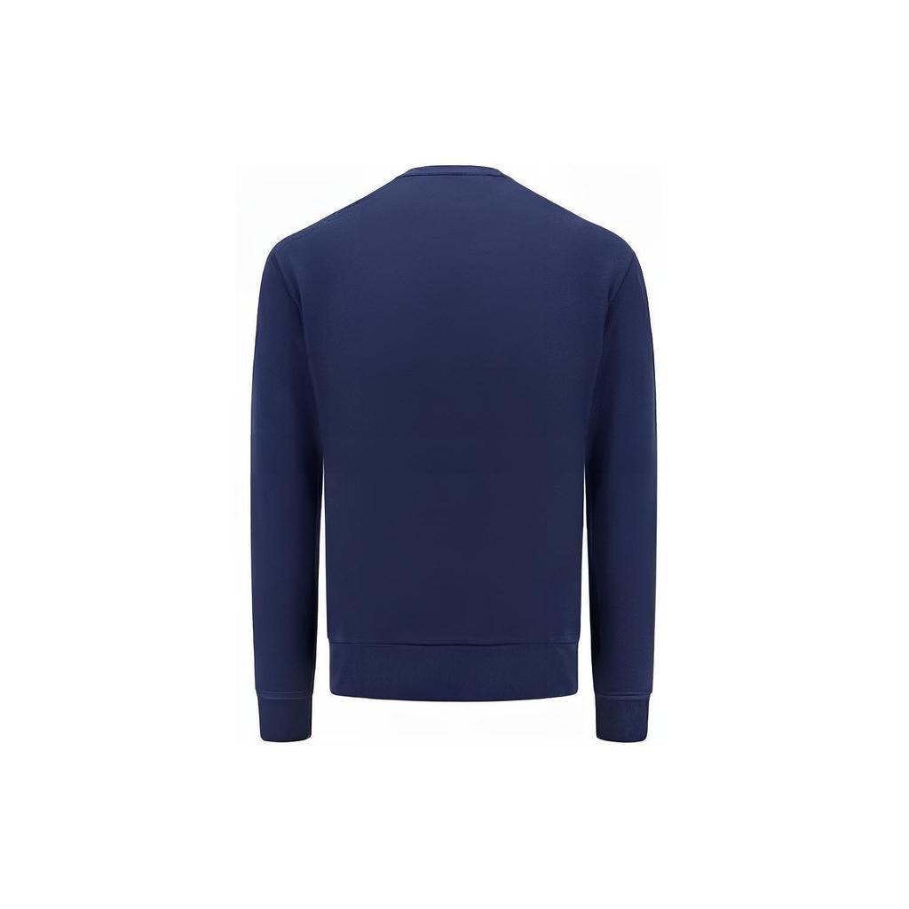 Ralph Lauren Felpa Uomo Girocollo Manica Lunga Aderente Colore Unico Blu 710916689-017