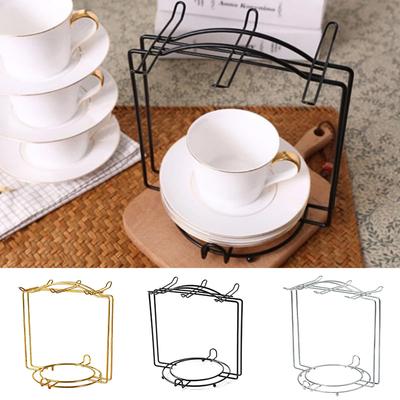1ks Moderní Stojan na šálky Vystavovací regál Police Podšálky Talíře Dekorace Háček