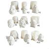 Handmade Rabbits Molds Cartoon Animal Silicone Molds Ornament Plaster Molds X3UC