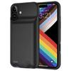 A29 For iPhone 17 Battery Case Soft TPU Edge 6000mAh Rechargeable Protective Back Cover