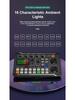F998 Rechargeable Sound Card & Condenser Microphone Set for Outdoor Live Performance