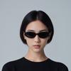 Gentle Monster X Jennie Collaboration Cat Eye Sunglasses Unisex sunglasses Black JENNIE-FISHTAIL01