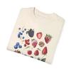 Summer Women's Aesthetic Fruit Berry T-shirt Fashion Cotton Tee Fruit Lover Blueberry Shirt with Cute Strawberry Cute Berry Top