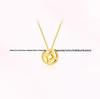 Pure Gold Slim Waist Abacus Pendant Necklace - Promotional Gift Style