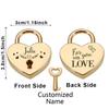 1PC Love Customized Name Couple Wishing Lock For Bag Suitcase Luggage Box Wedding Birthday Trip Gift Love Padlock