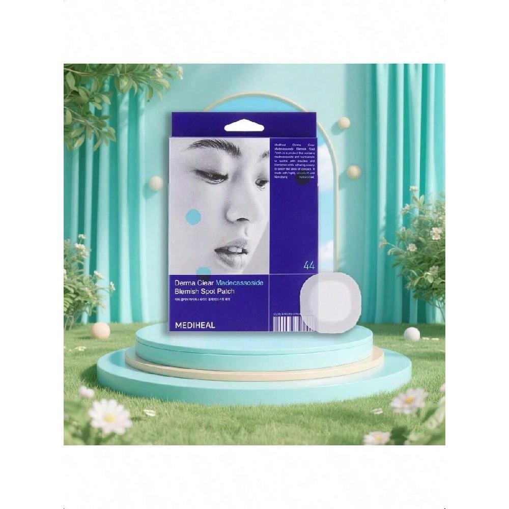 Пластырь Mediheal Derma Clear с мадекассосидом от несовершенств (44 пластыря) - Защита от прыщей, Быстрое заживление с мадекассосидом и ниацинамидом Blemish Patch (44 Patches