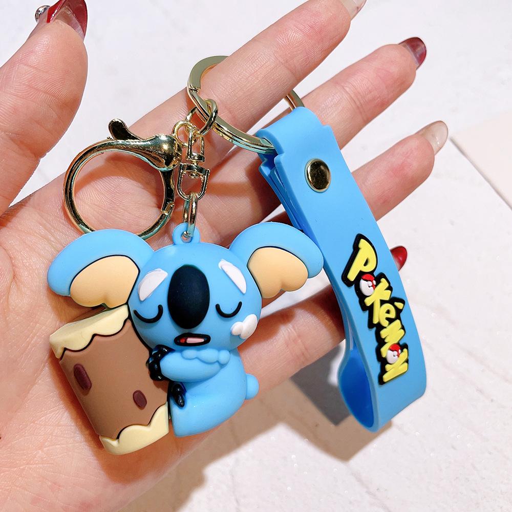 85 Styles Pokémon Pocket Monster Keychain Bag Decor Pikachu Desk Ornaments Car Key Chain Accessories Small Gift Between Friends