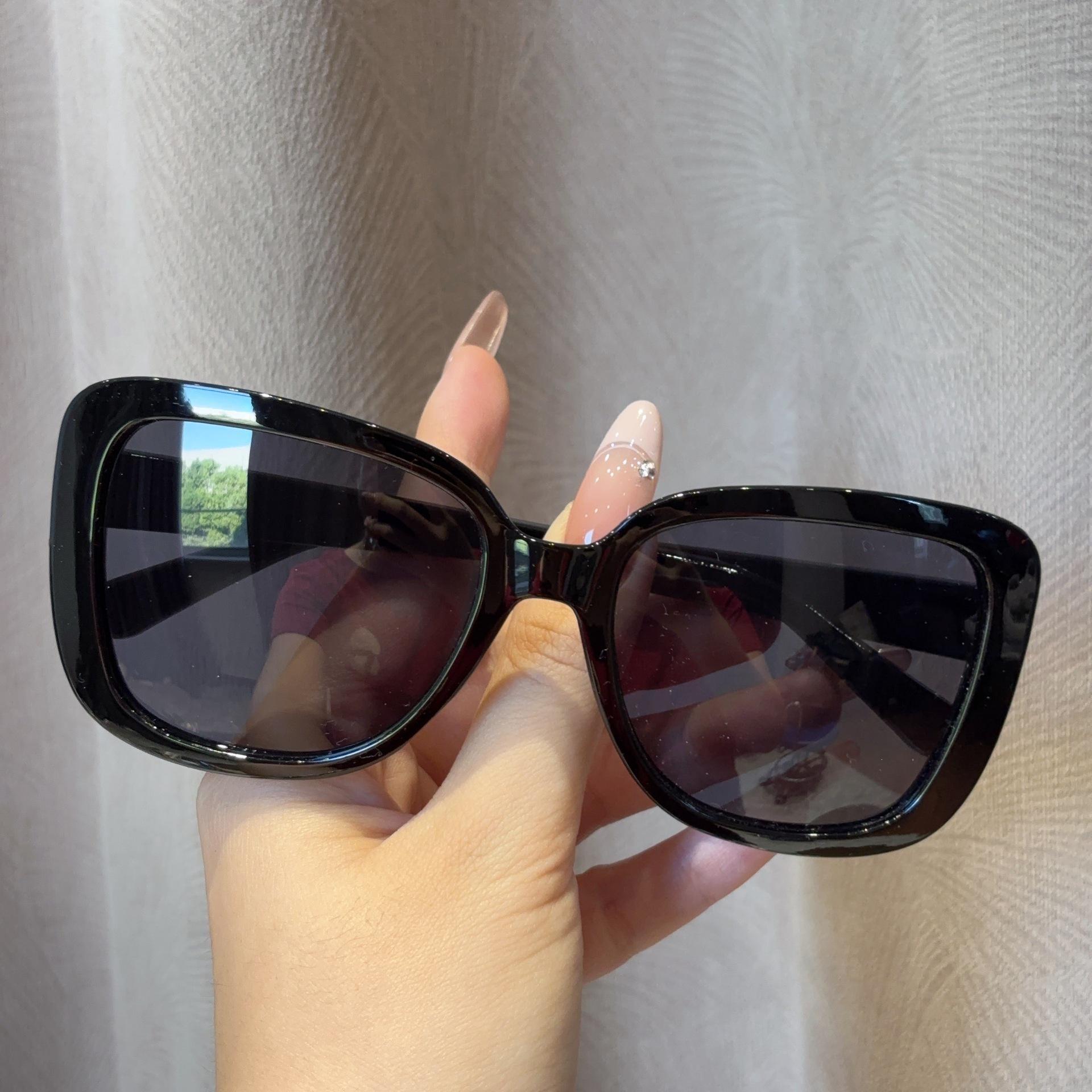 Women s UV Protection Fashion Sunglasses - Black, Korean Street Style 2026