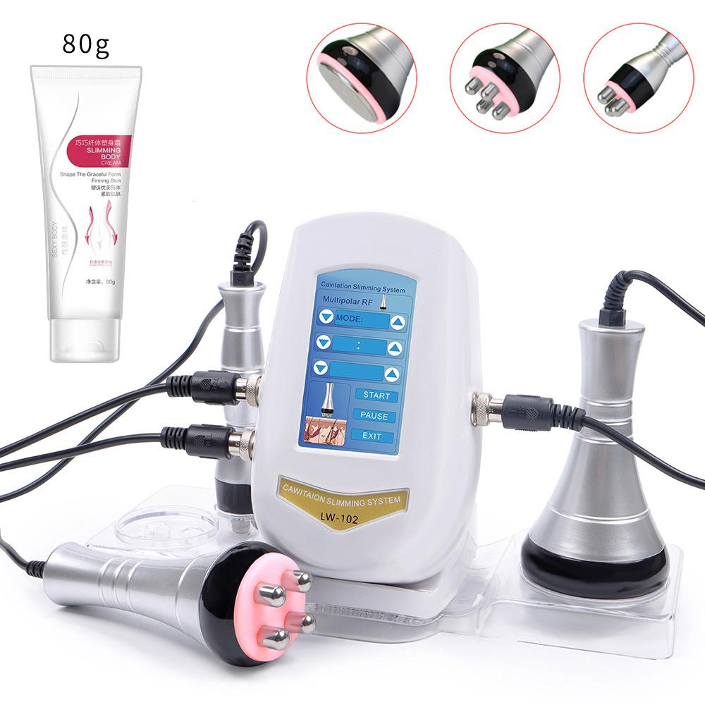 3-in-1 40K Beauty Device RF Ultrasonic Cavitation Red Light Therapy Body Contouring Machine
