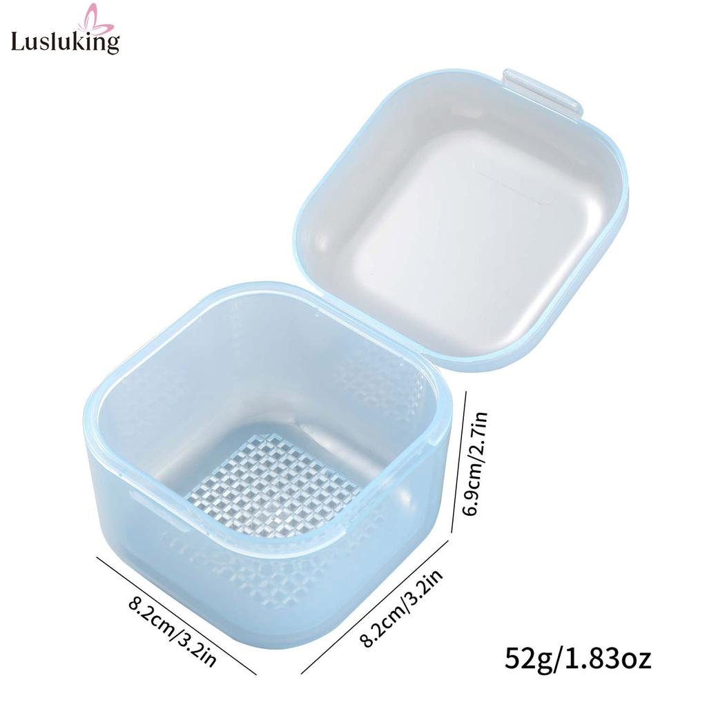 Nail Drill Bits Disinfection Box Double Layer Filtration Cleaning Box Manicure Storage Case Nail BrushCleaningContainer Nail Box