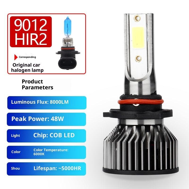 

Автомобильные светодиодные фары H1H7H11 Супер яркие концентрирующие 9005H4 Дальний и ближний свет Интегрированные модифицированные фары white light