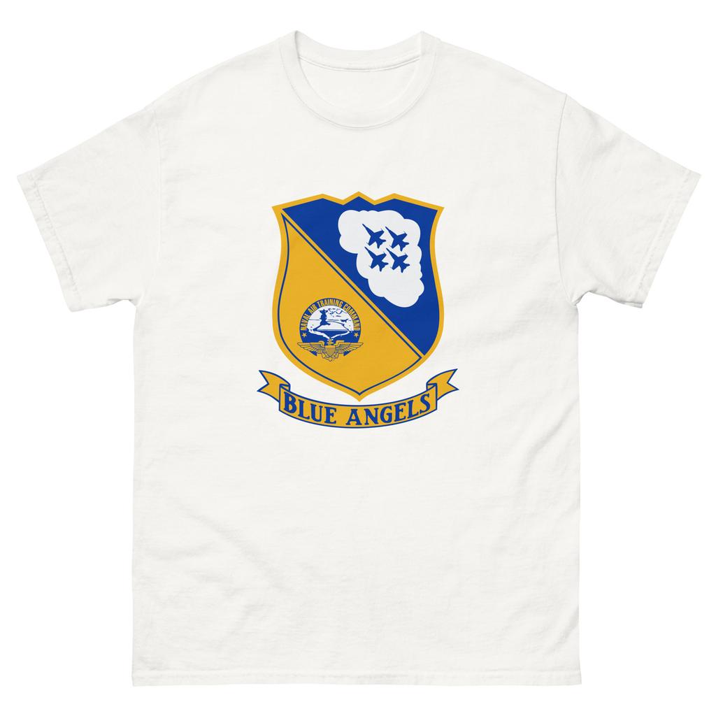 Unisex Shirt Cotton Oversize Large Size Blue Angels Insignia Blue Angels Crest US Navy Unisex Classic Tee