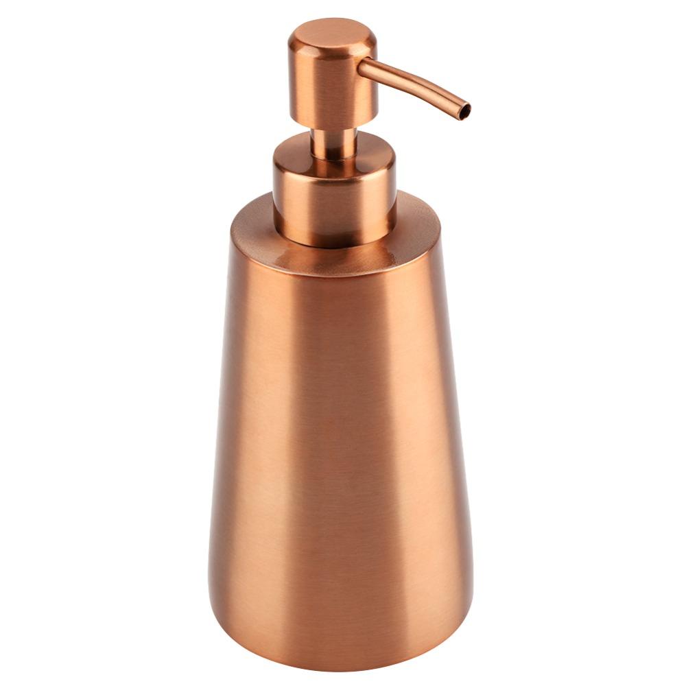 Rosguld Tvåldispenser 350 ml Kapacitet Schampodispenser Vätskedispenser Badrumstillbehör