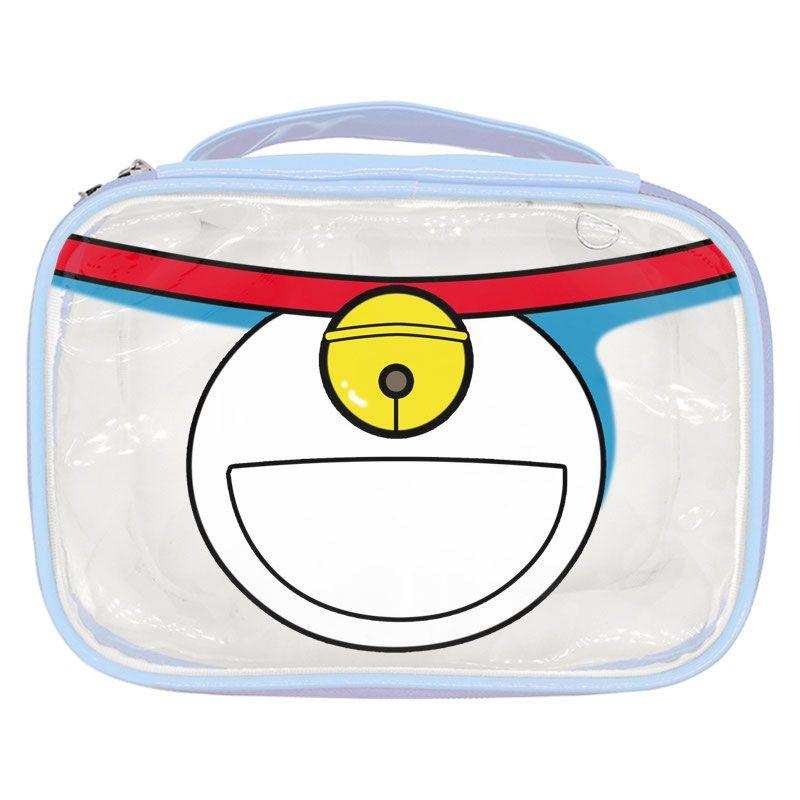Doraemon Cute Cartoon Sweet Portable Cosmetic Bag Personality Creative Anime Peripheral Leather Waterproof Wash Storage Bag Gift