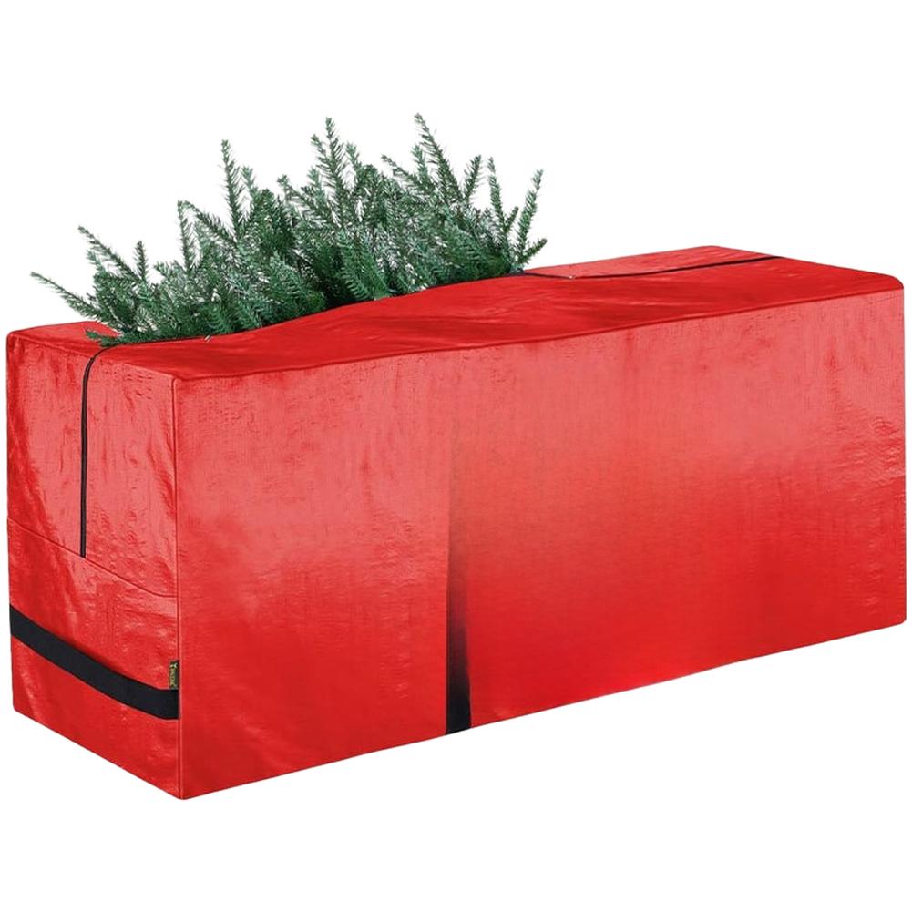 

Fits Up To 9FT Christmas Tree Bag Waterproof Non-woven Fabric 122*38*51CM красный