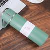 500ml Stainless Steel Vacuum Flask Set Portable Insulated Bottle with 3 Lids for Outdoor Travel