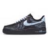 Nike Air Force 1 Galaxy Realm Abrasion Resistant Low Top Skateboard Shoes Unisex Black Blue FZ0627-010(Team73-S-BOX)