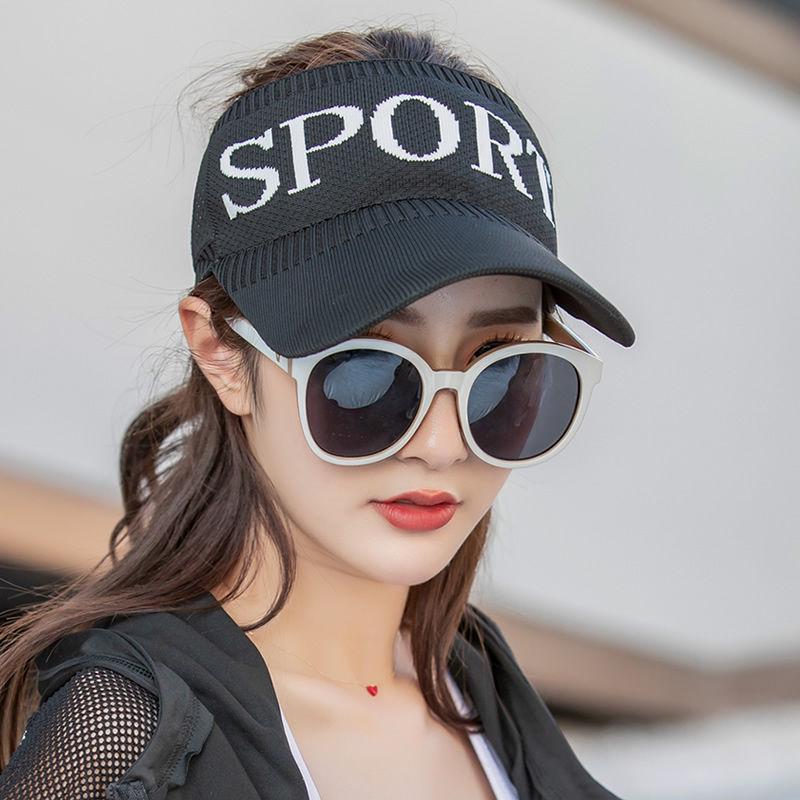 2026 Women's Foldable Sun Hat with Brim - Open-Top UV Protection, Cooling, Versatile for Cycling in Spring and Summer.