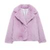 Kaslead New Arrival Women's Clothing Fashion Style Stylish Simple and Versatile Artificial Fur Effect Outwear 4360246