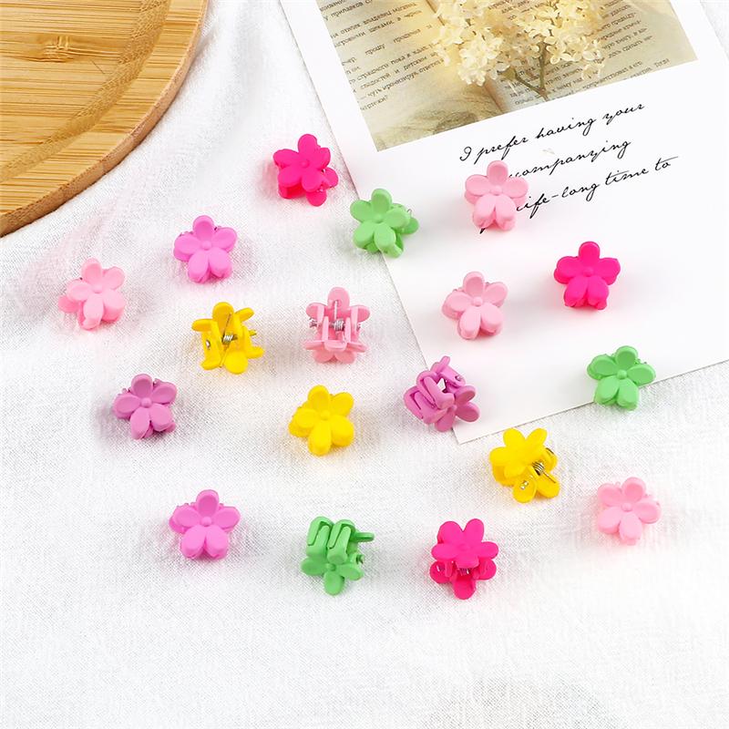 50/100PCS/Set Mini Girls Hair Claws Flower Crown Star Hairpins Cute Hair Clips For Baby Children Claw Hair Accessories Barrettes