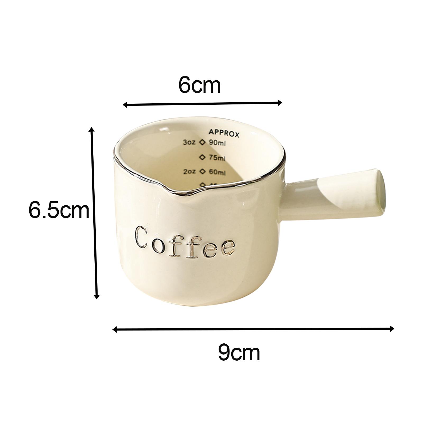 

Керамический термостойкий стеклянный мерный стакан Молоко Вода Весы Инструмент Кувшин Стекло Сливки Весы Чашка Чай Кофе Кувшин Микроволновая печь Optional белый