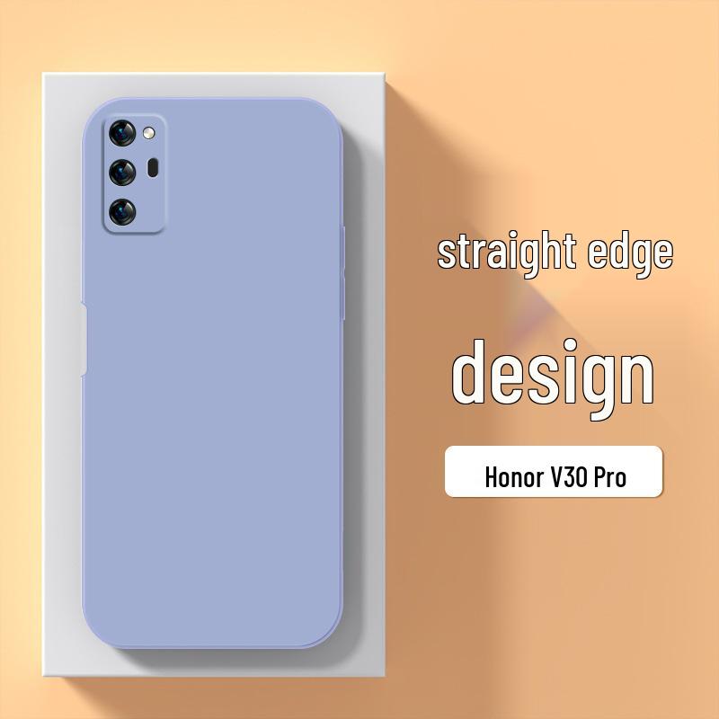 Compatible Huawei Honor V30 Pro Protective Case, Full-Coverage, Anti-Drop Liquid Silicone Cover