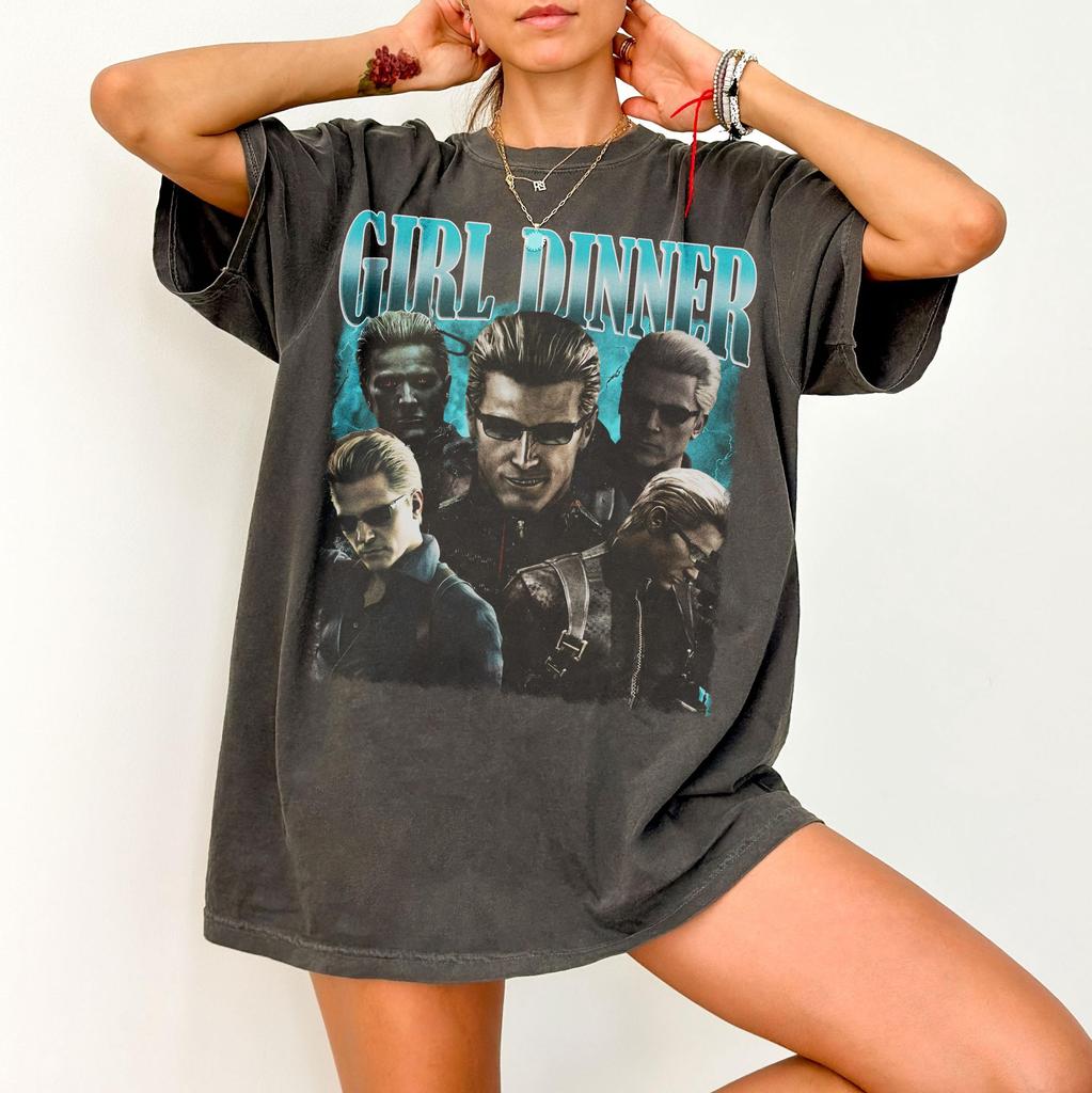 Comfort Colors Albert Wesker Resident Evil Vintage TShirt Gift for Women and Unisex TShirt