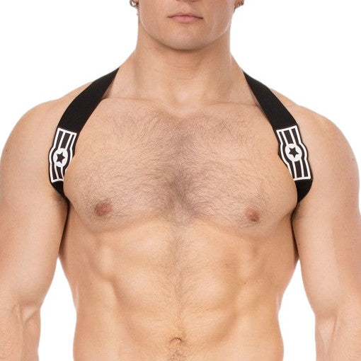 Harnais élastique Everette Noir - Barcode Berlin - Harnais
