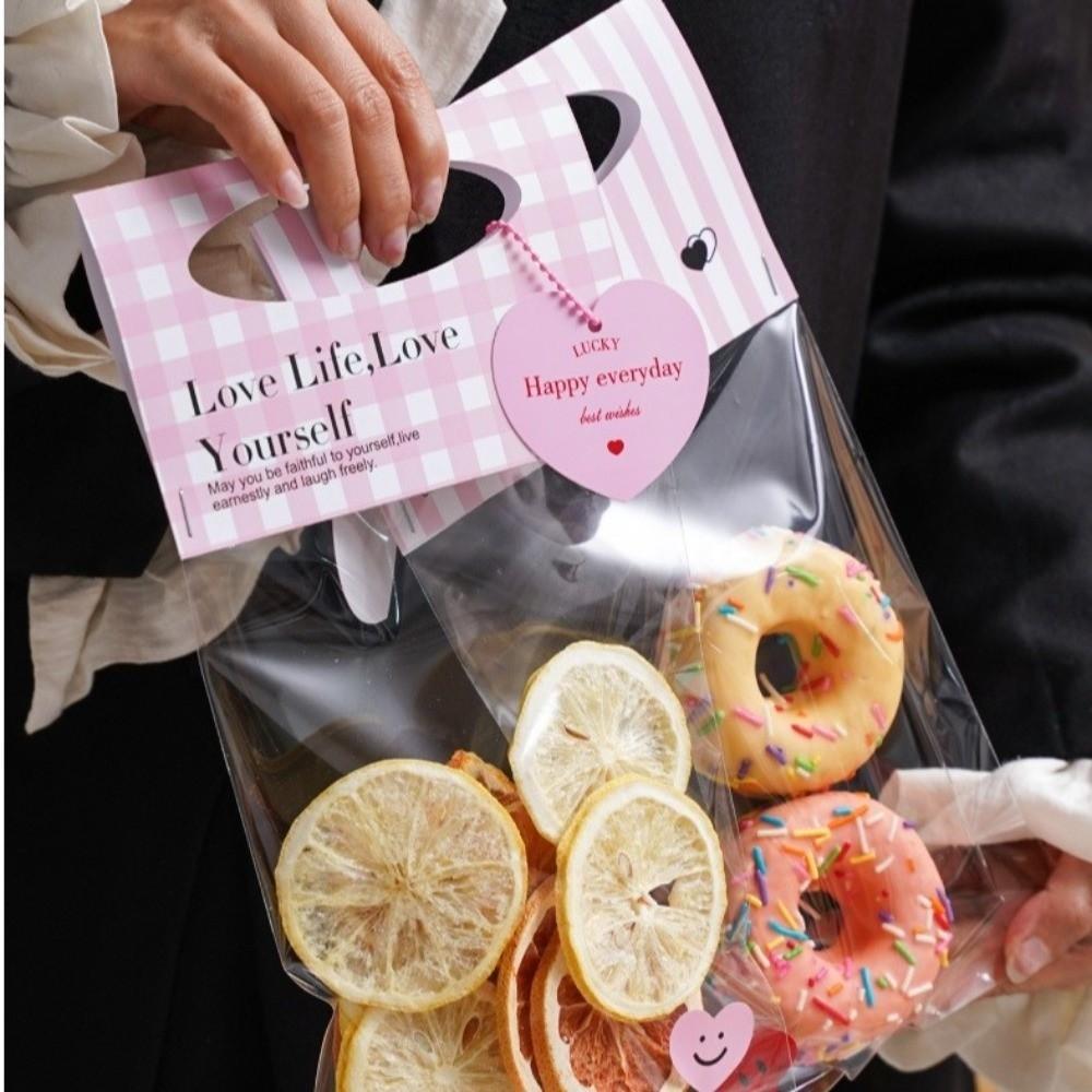 50 Pcs/pack Creative Heart Shape Packaging Hang Labels Heart Color Printing DIY Happy Every Day Tags Thanks Card Gift Decor