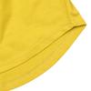 Kusguru Japan Sleeve Size Size M Women's Three-Quarter T-Shirt, Yellow, 236143-02,