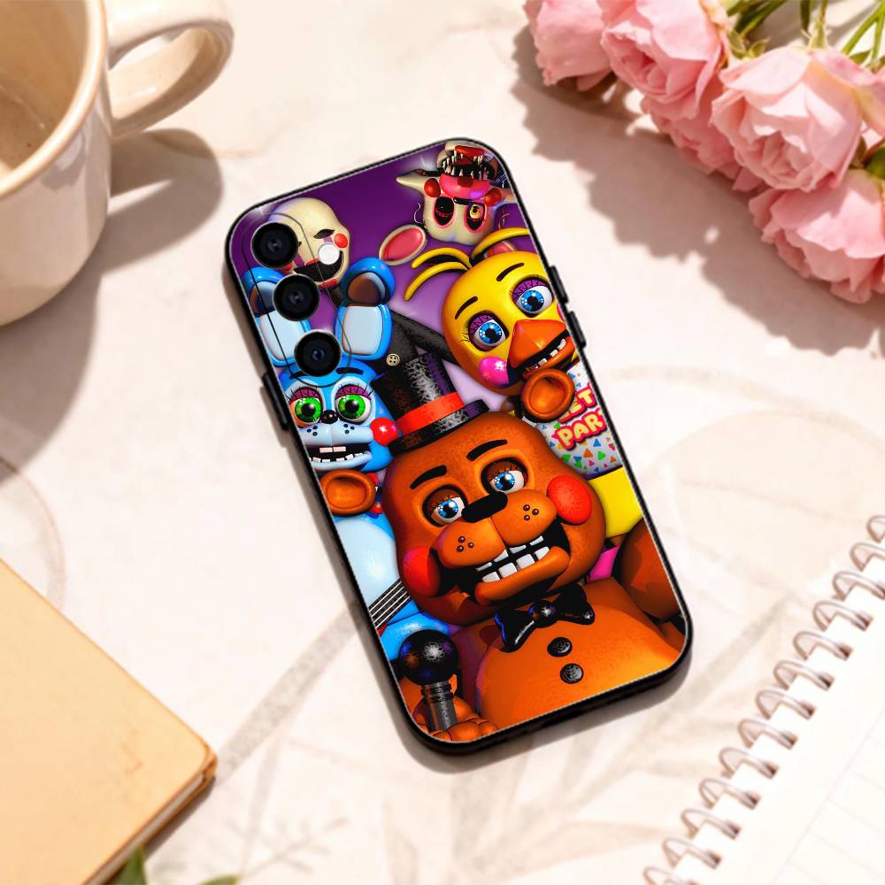Five N-Nights At F-Freddys Fnaf   phone Case For Samsung Galaxy A73,A72,A71,A70,A53,A52,A51,Others Soft Black Shell