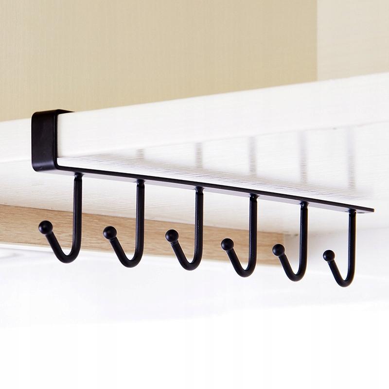 Clothes Cups Hanger Metal Hooks White