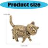 Metal Cats Decors Figurines Animal Statue Cats Decorative Objects for Living Room,Bookshelf,Side Table Decorations