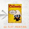 2D Flat, Vintage Calimero Black Chick Metal Tin Sign, 8x12 Inch Retro Wall Art, Multipurpose Home Decor, Metal Wall Art Decor
