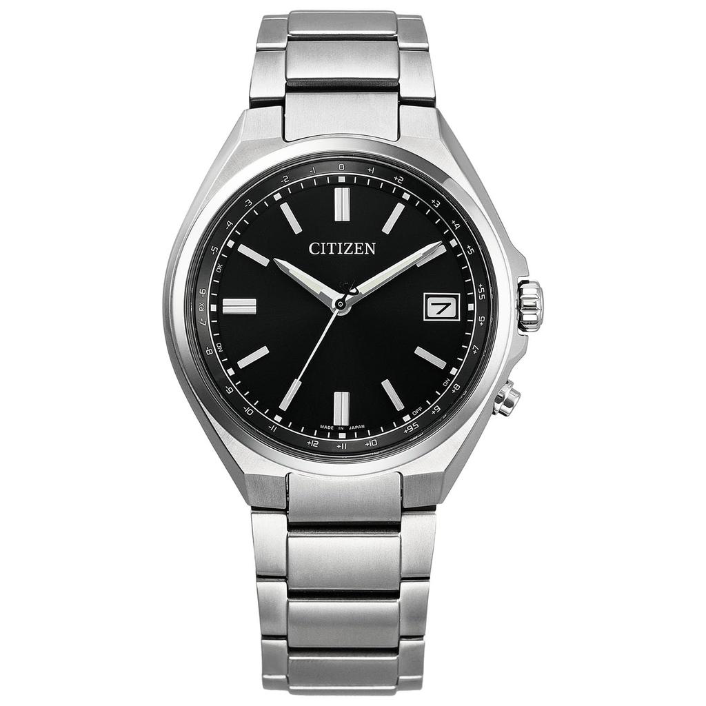 CITIZEN CITIZEN COLLECTION Watch with Sapphire Crystal and Titanium Ideal for Business and Student Simple Design with Second and Solar CB1160-55E