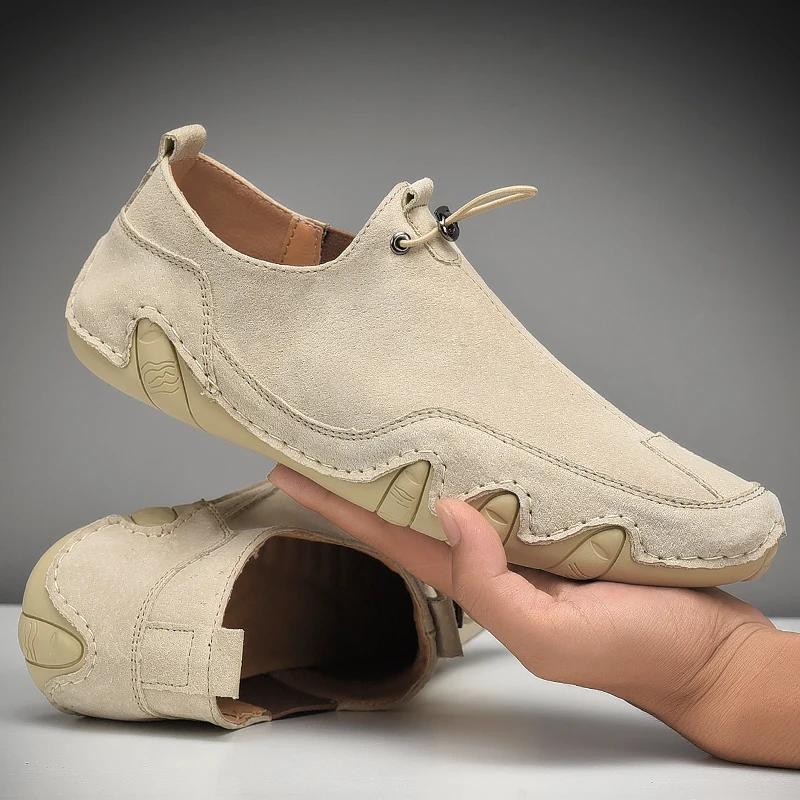 Fashion loafers Leather Shoes Men Fashion High Quality Luxury Brand Comfortable Men Casual Driving Shoes Plus Size designer loafers men