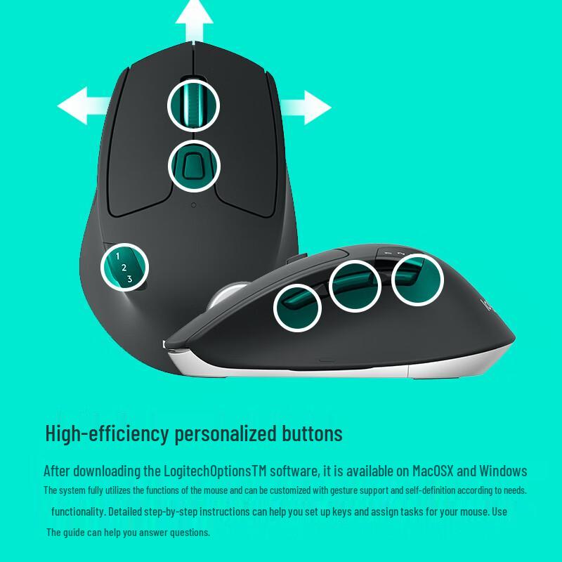 Logitech M720 Wireless Bluetooth Mouse