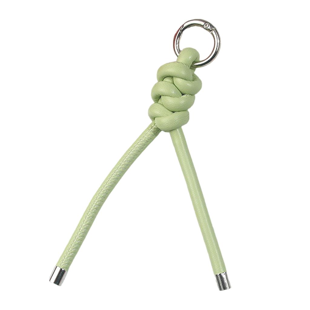 Handgefertigter Dreieckiger PU-Leder Seil Schlüsselanhänger Leichter Schlüsselanhänger Ornament Dekor Für den Täglichen Gebrauch oder Reisen