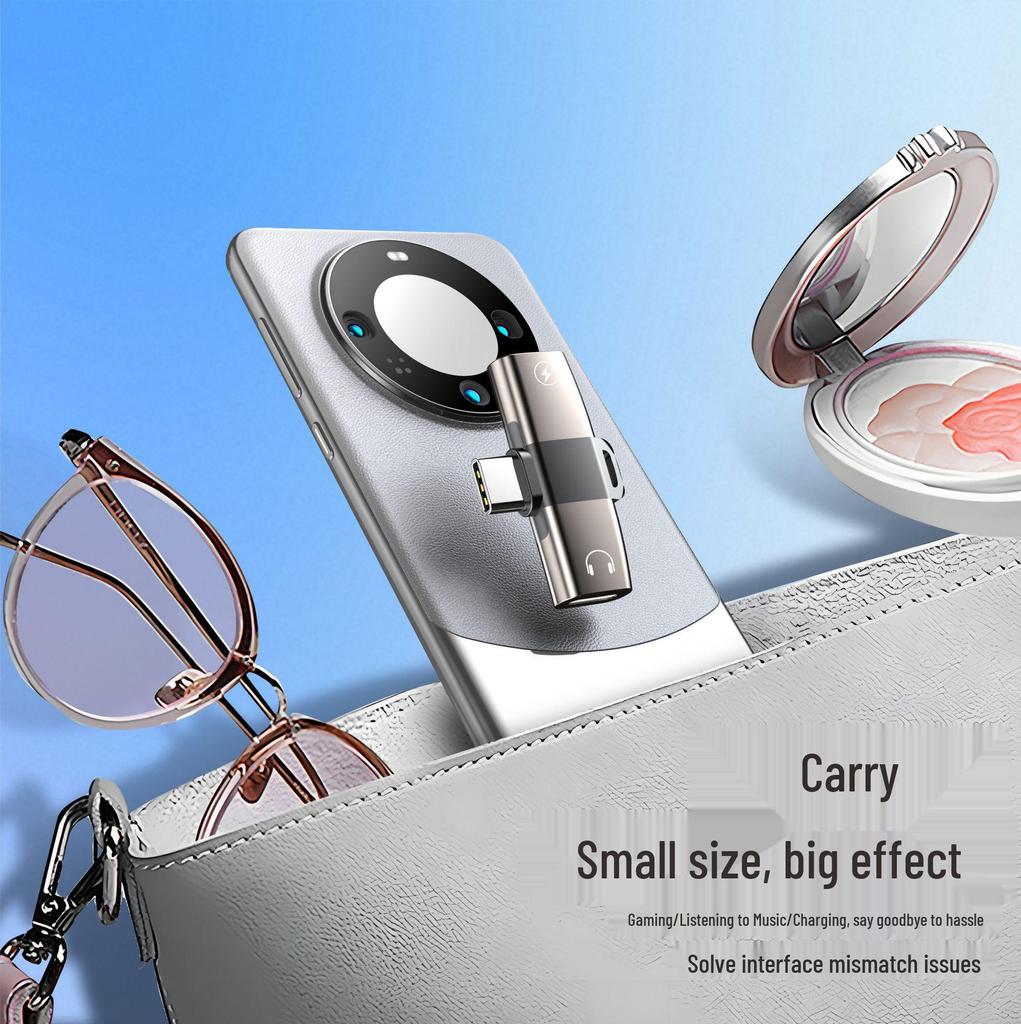 USB-C To 3.5mm Audio Adapter for Apple & Google: Fast Charging & Music Combo