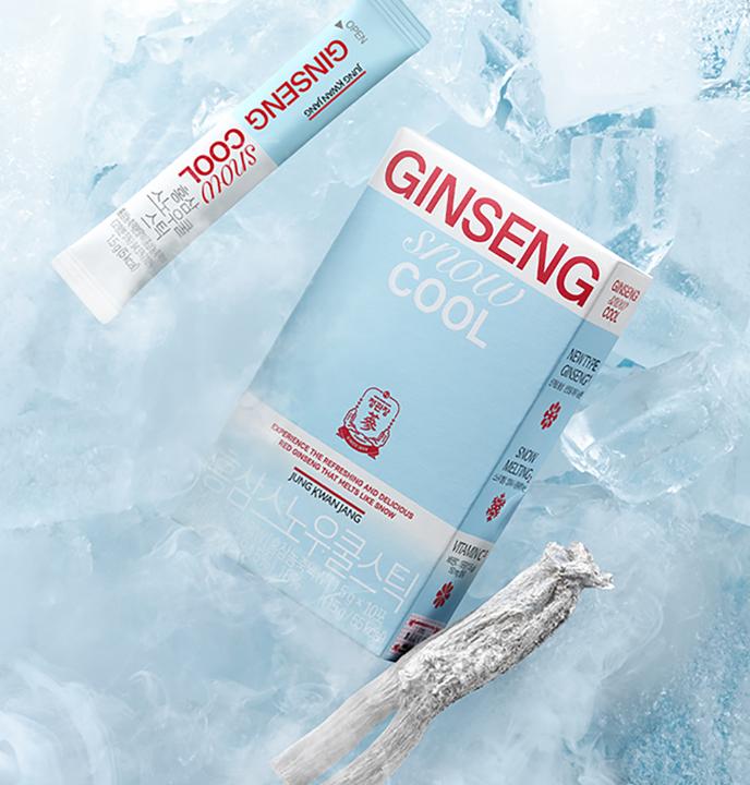 CheongKwanJang Red Ginseng Snow Cool Stick 10p, 15g | Refreshing Ginseng Stick