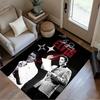 Elvis Presley Legende Bodenmatte Design für Eingangsbereich Esszimmer Spielzimmer Arbeitszimmer Rutschfeste Teppich Büro Heimdekoration Spirituelles Geschenk