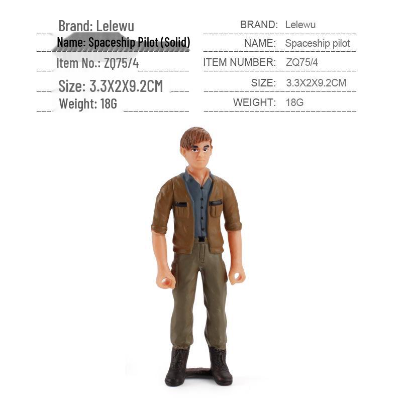 Cross-Border Farm Scene Worker Doll: Female Farmer with Shovel Ornament for Model Landscaping