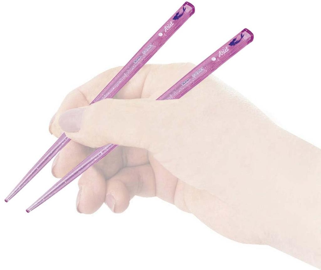 Skater Chopsticks Chopstick Box Set Lunch Box Antibacterial Treatment Boys Girls Easy To Open Sliding Type Made In Japan Disney Ariel 24 ABS2AMAG