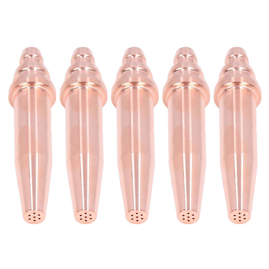 5PCS Isobaric Cutting Tips Acetylene Torch Nozzle Replacement Gas Welding Consumables G02?0