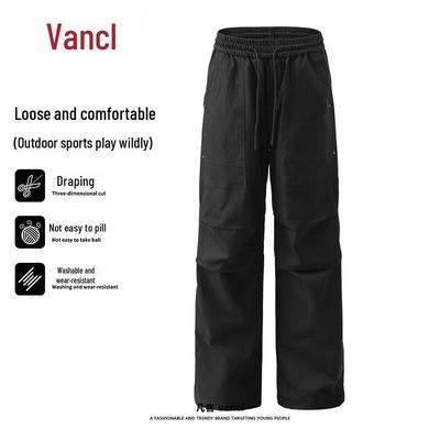 VANCL Men's Outdoor Casual Straight-Leg Paratrooper Pants