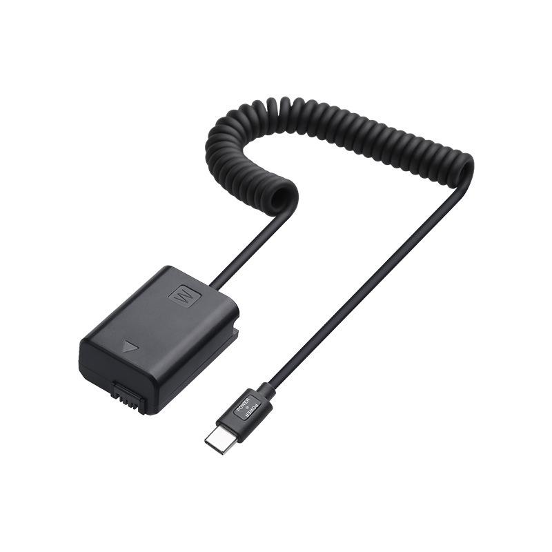 8FTONG NP-FW50 Dummy Battery Type-C Power Supply for ZVE10 & A7r2 Cameras