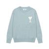 8203 Herbst und Winter Herzförmiger Jacquard Alpaka Wolle Mischung Lockerer Pullover Polokragen Herren Pullover