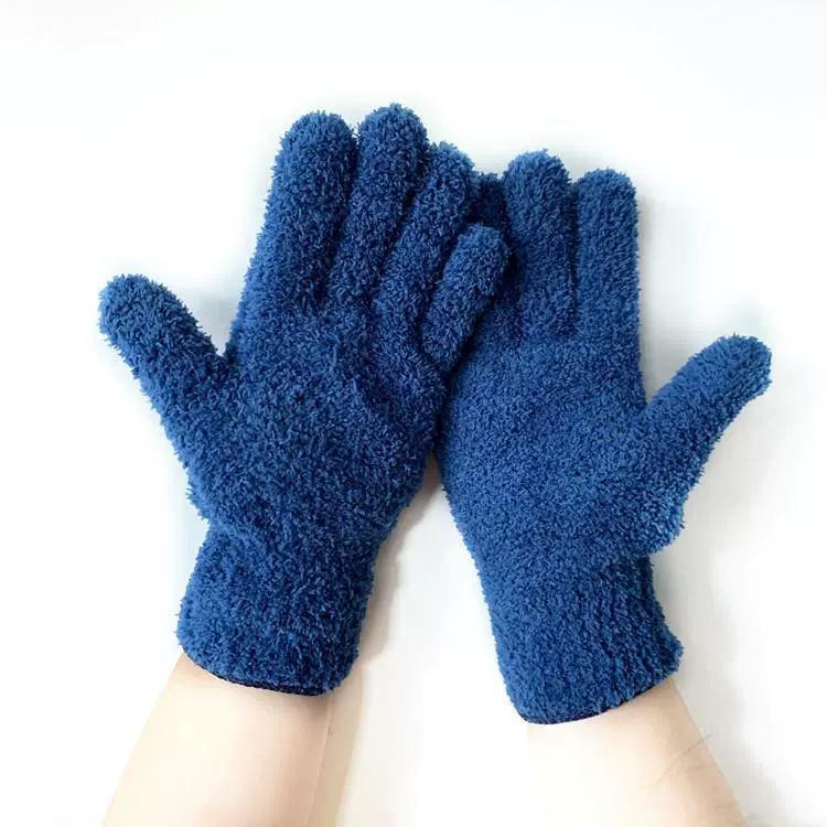 Dust Cleaning Gloves Microfiber Half Velvet Dust Gloves Household Cleaning Kitchen Cleaning Tools Work Gloves Safety Gloves