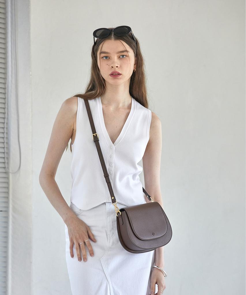Monsac Ready Crossbody Bag Dark Brown Ap12-2323-Db