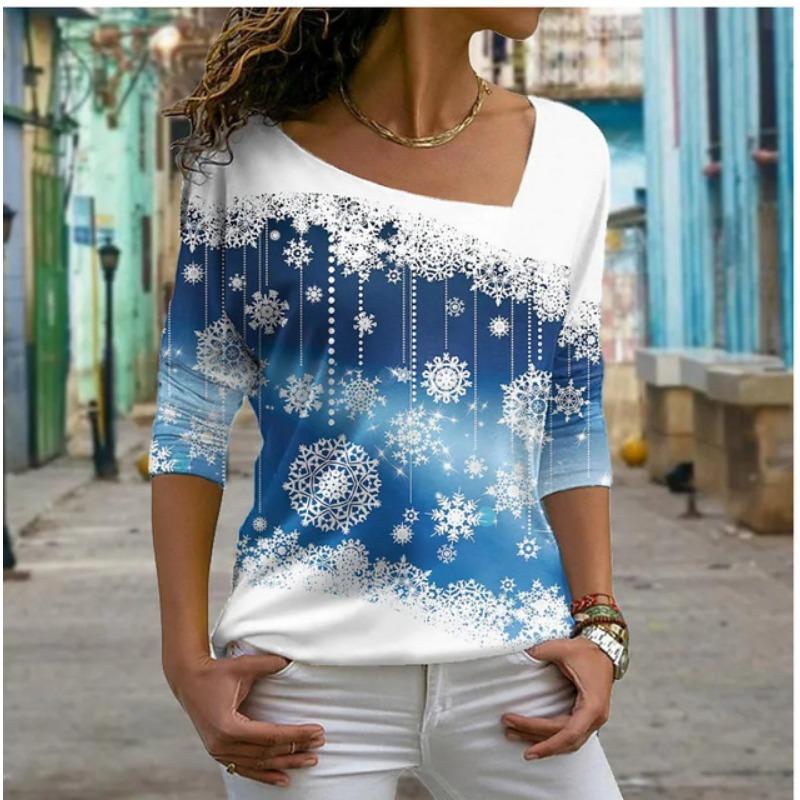 Футболка с цифровой 3D-печатью для женщин 2023 года — фото 8